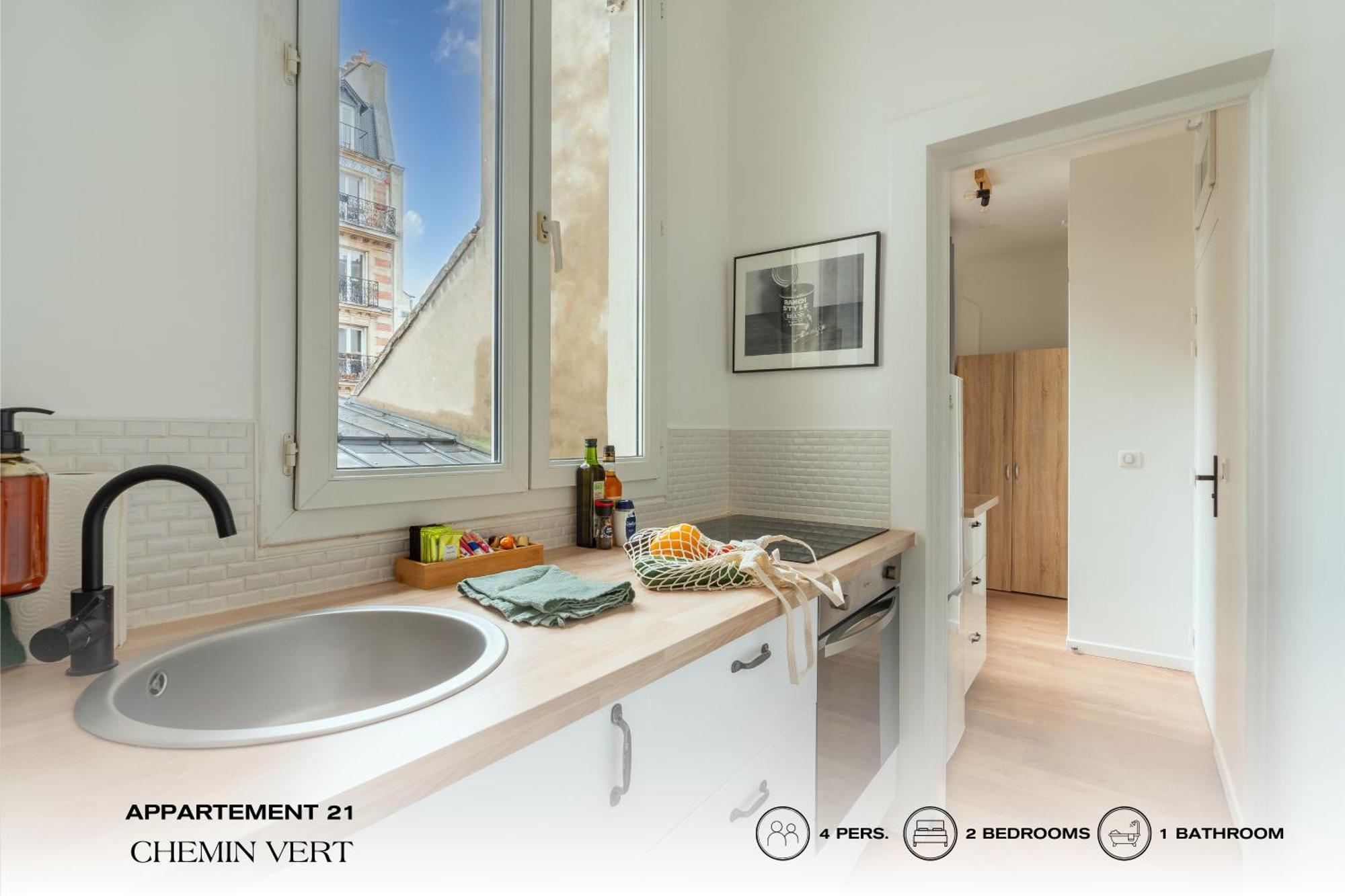 Beauquartier - Chemin Vert Paris Eksteriør billede
